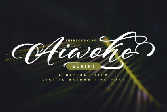 Aiwoke: The Bold Script Font for Handmade Brands