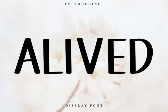 Alived: A Script Amp Typeface with Real Brand Potential