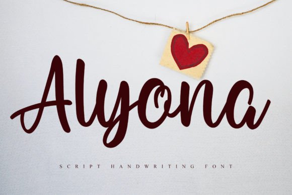 Alyona: A Dainty Script Typeface for Editorial Design