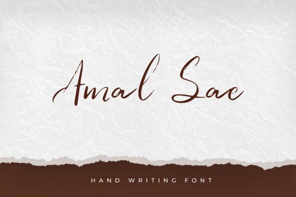 Amal Sae: The Script Font That Elevates Your Brand