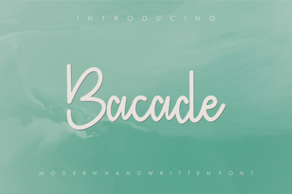 Bacade Review: A Bold Script for Modern Brand Identity