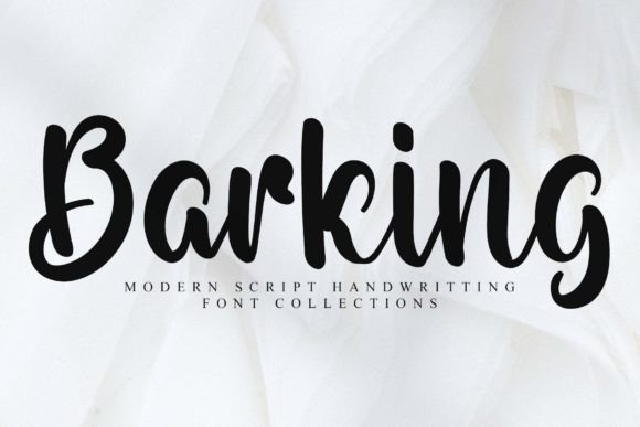 Barking: A Stylish Script Font for Modern Web Design