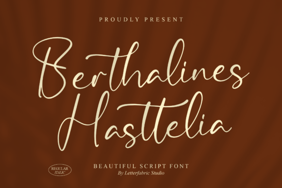 Berthalines Hasttelia: The Script Font for Scroll-Stopping Brand Visuals