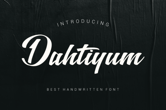 Dahtiyum: The Handwritten Typeface That Cuts Through the Noise