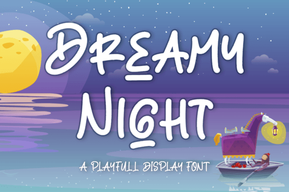 Dreamy Night: A Playful Script Font for Modern Editorial Design