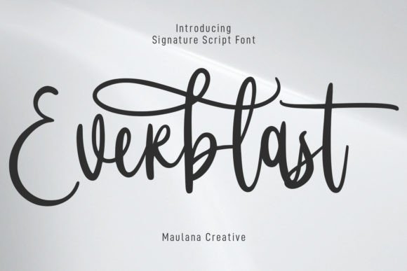 Everblast Review: A Bold Script for Modern Brand Identity