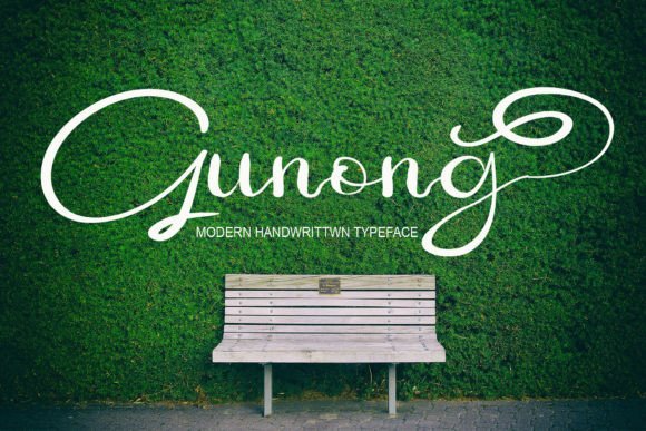 Gunong Typeface Review: A Handwritten Font for Real Campaigns