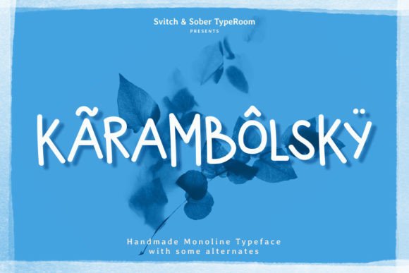 Karambolsky: A Handwritten Font for Authentic Branding