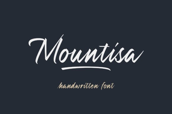 Mountisa: A Handwritten Typeface for Editorial Warmth