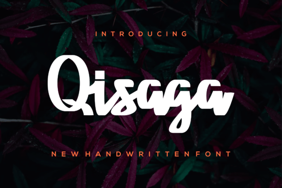 Qisaga: A Bold Handwritten Font for Modern Web Design
