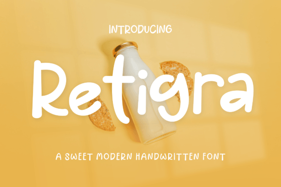 Retigra: The Bold Handwritten Font for Crafters