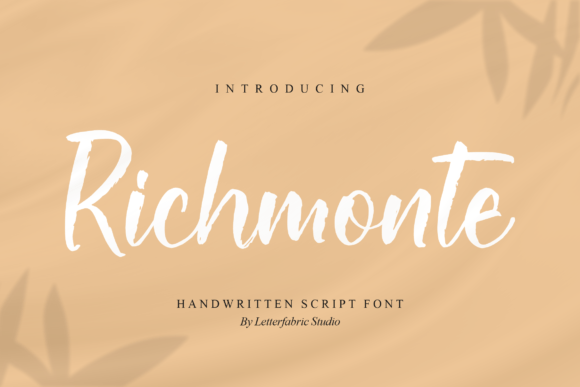 Richmonte: A Handwritten Font for Modern Web Design