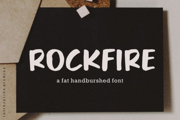 Rockfire Font: A Bold Handwritten Typeface for Your Brand