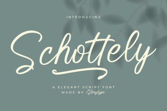 Schottely: The Elegant Script Font for Handmade Brands