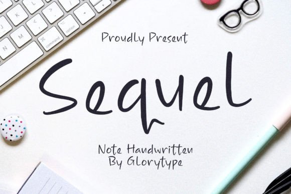 Sequel: A Handwritten Font for Editorial Elegance