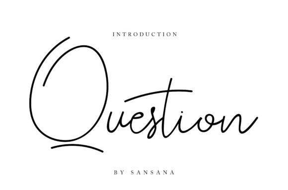 Upgrade Your Brand with the Question Handwritten Font