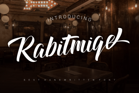 Upgrade Your Brand with the Rabitmiqe Handwritten Font